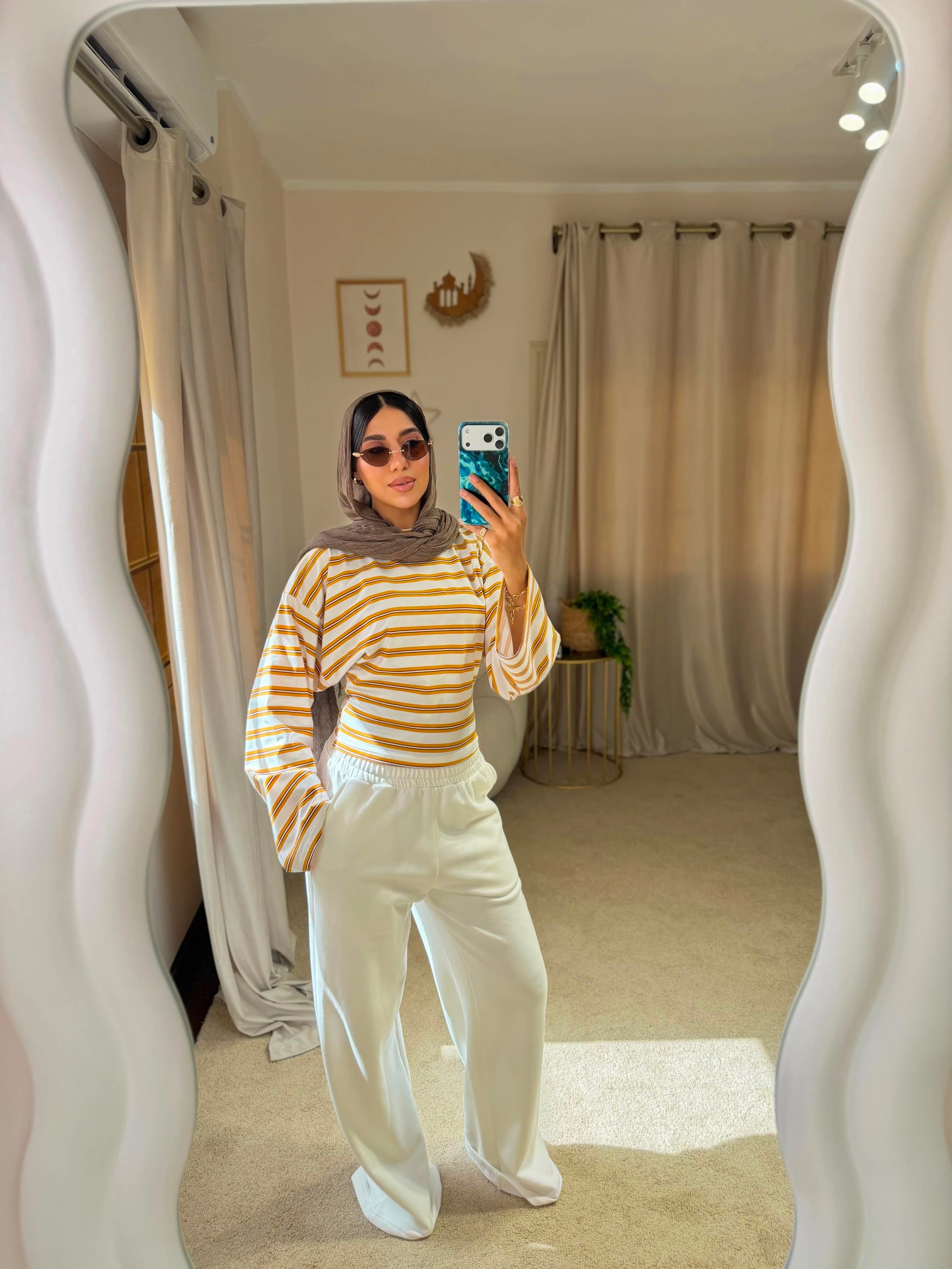 Striped Fitted T-shirt