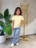 Kids Basic Tee - Butter Yellow