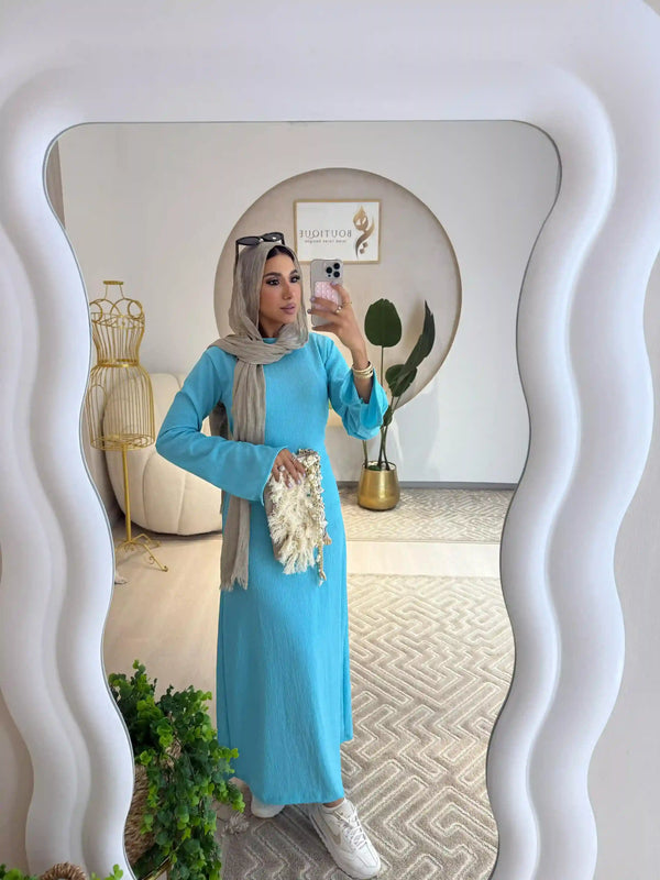 Crochet Dress Skyblue
