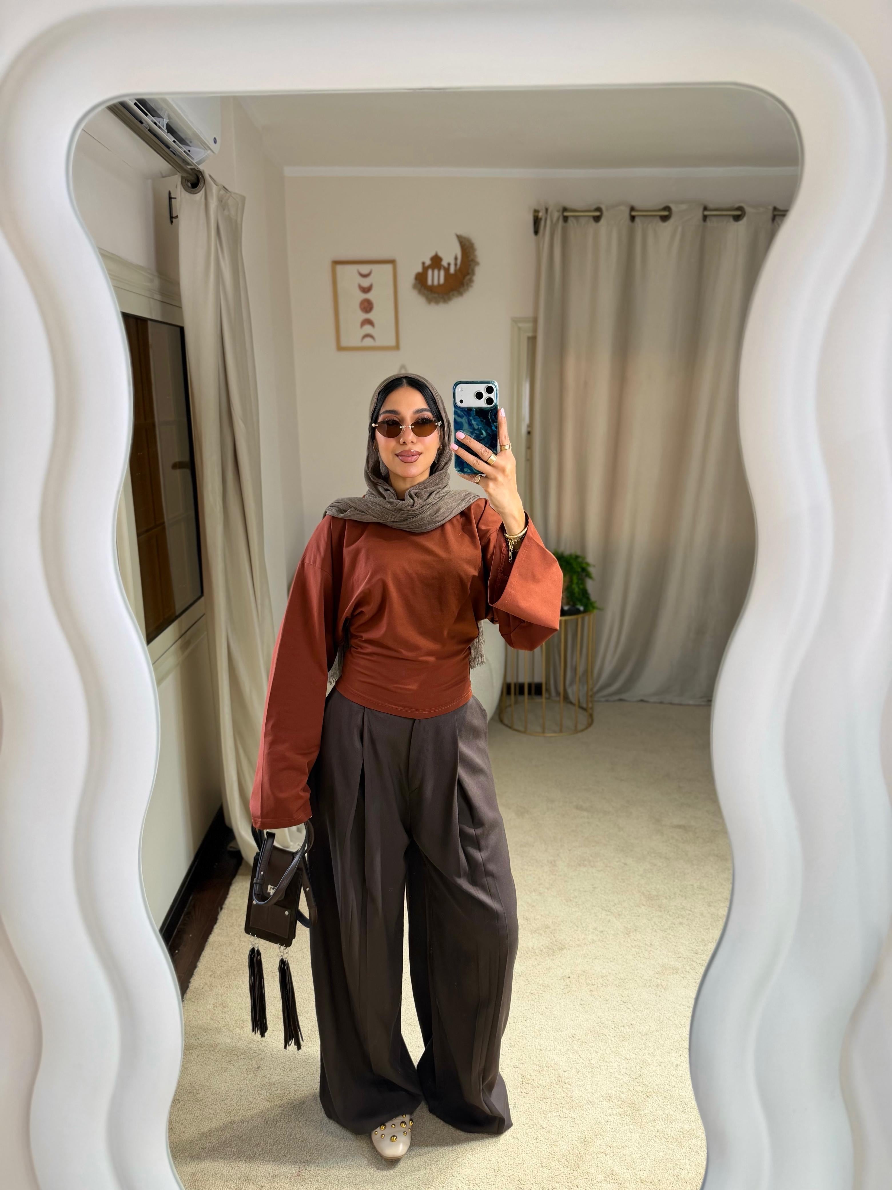 Linen Pants - Dark Brown