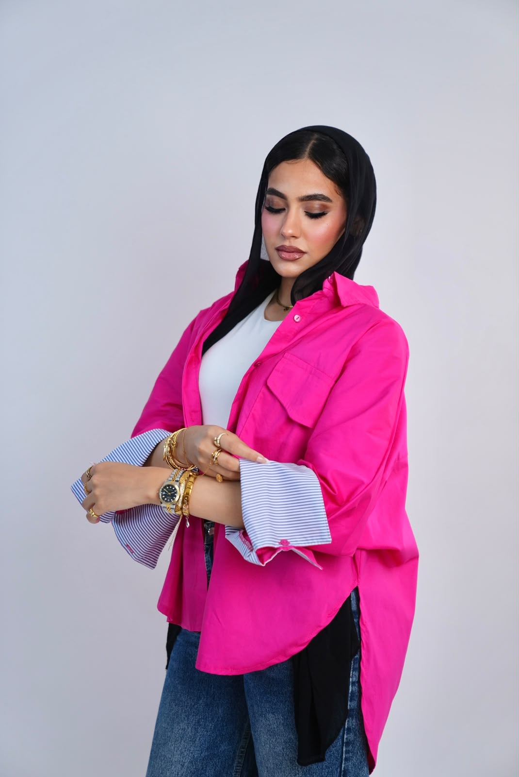 Plain Chemise – Fuchsia
