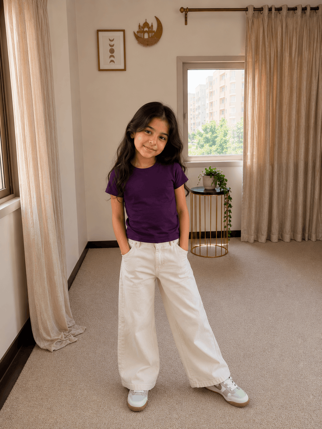 Kids Basic Tee - Purple