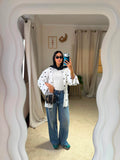 Polka Dots Shirt - White