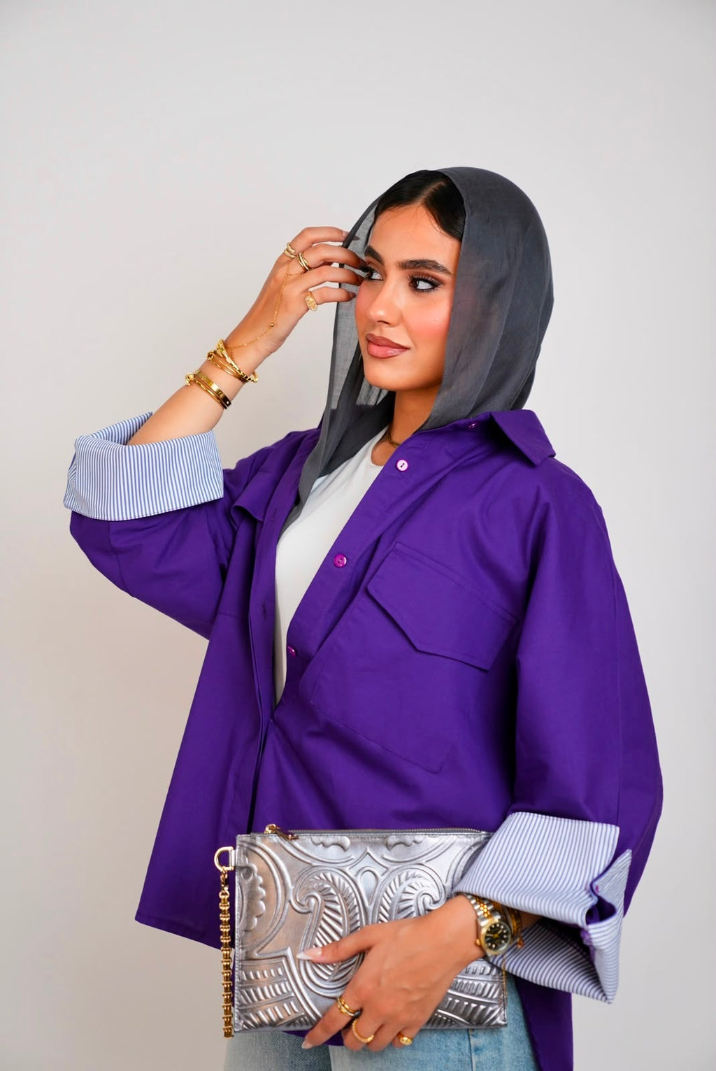 Plain Chemise – Purple
