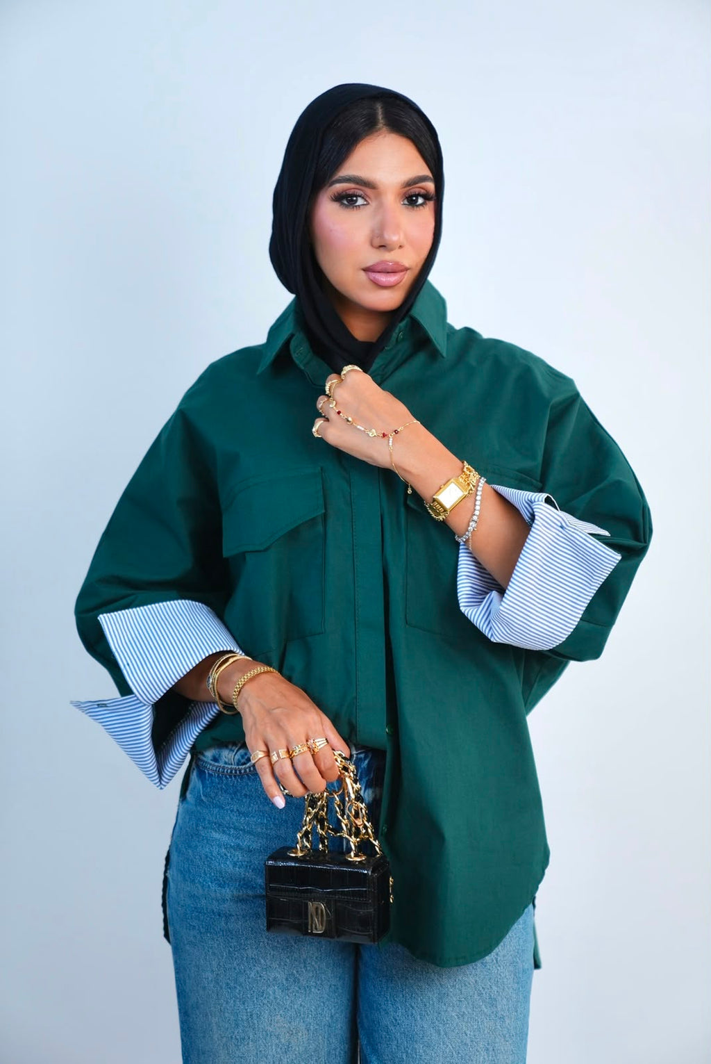 Plain Chemise – Olive Green