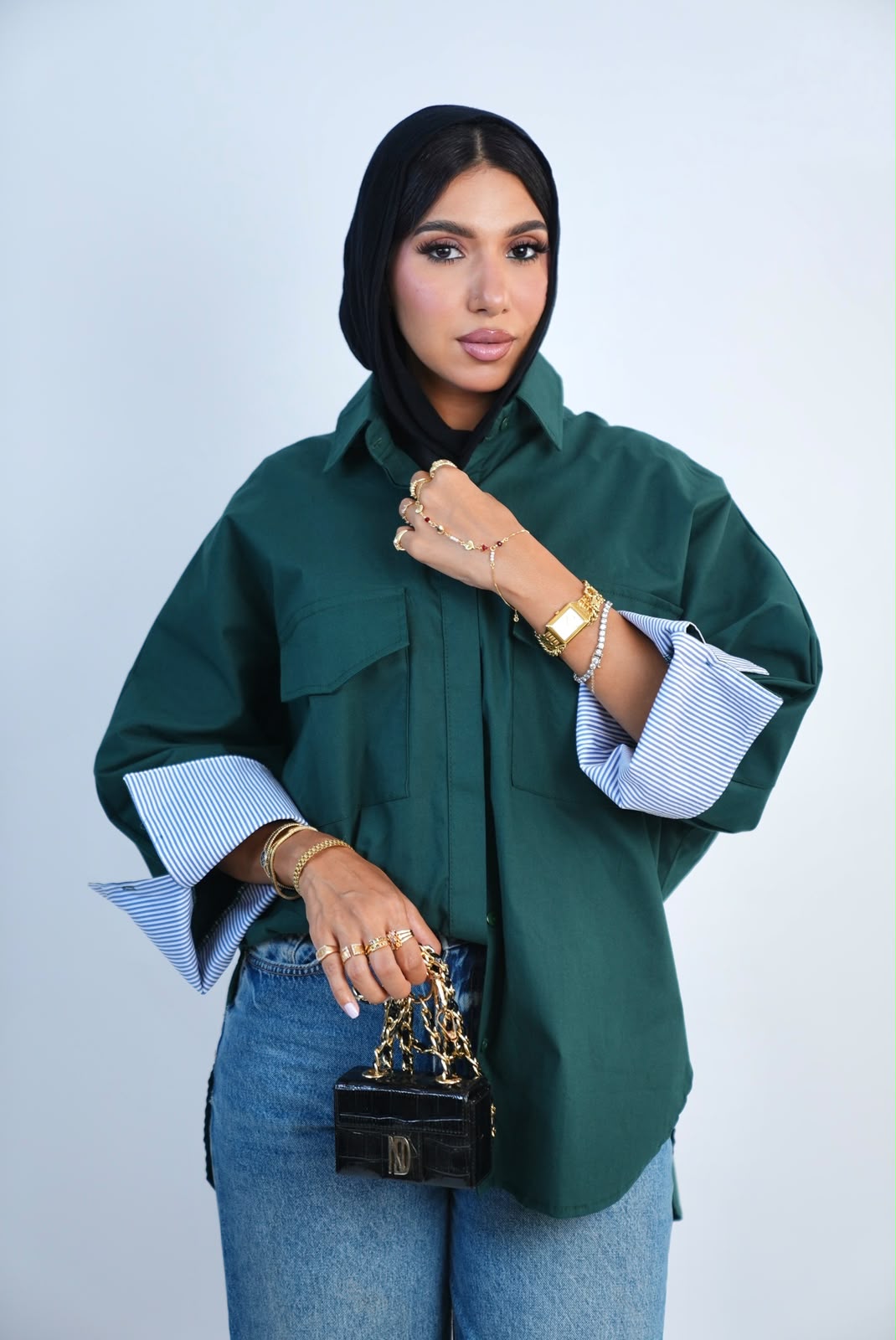 Plain Chemise – Olive Green