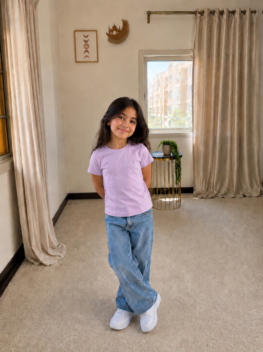 Kids Basic Tee - Cashmere