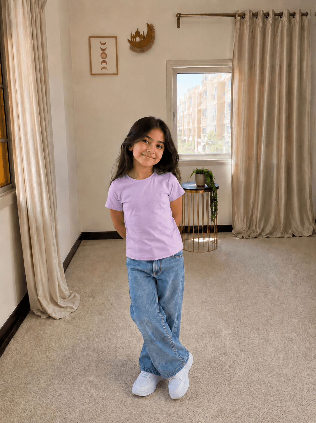 Kids Basic Tee - Cashmere