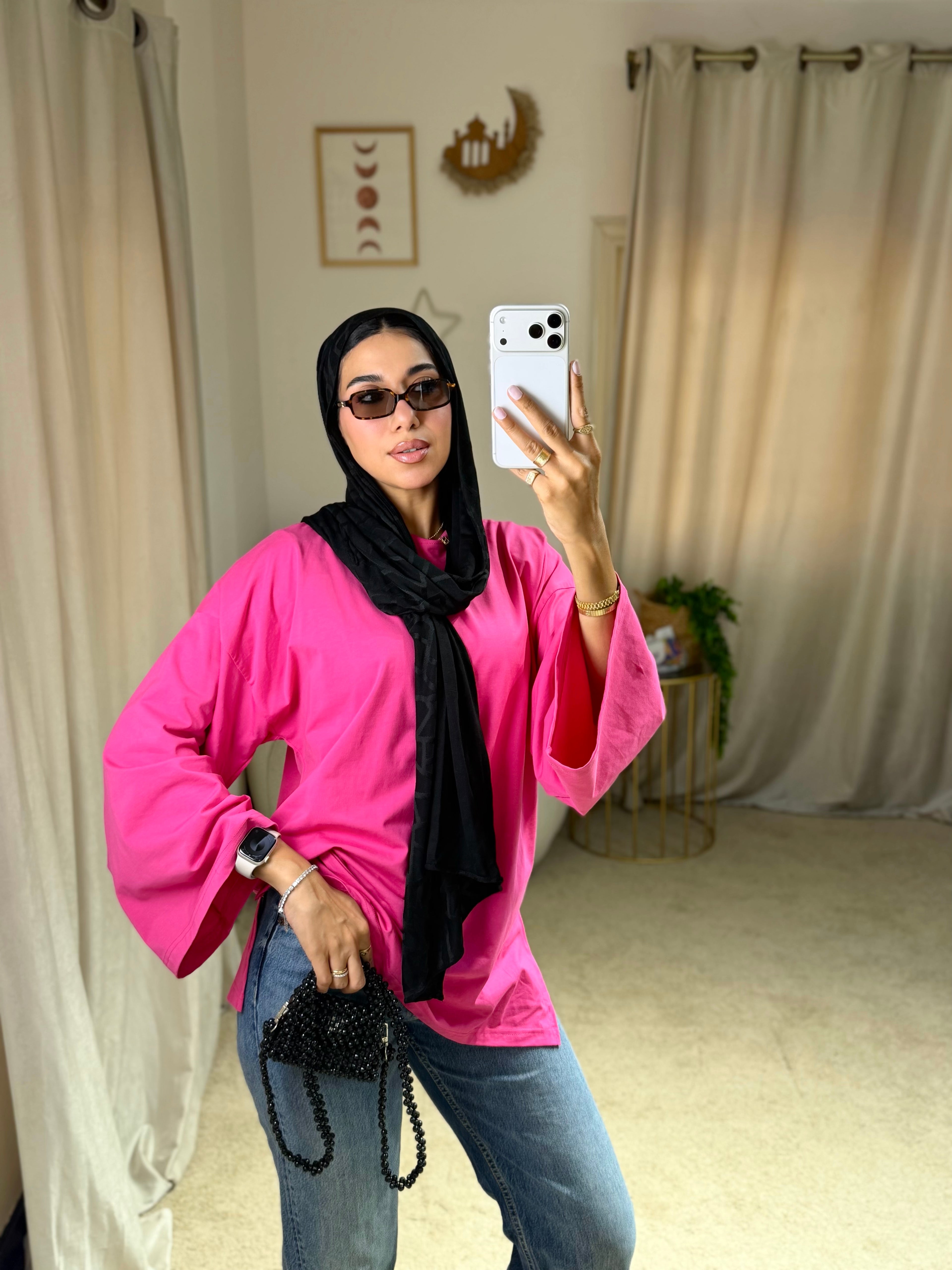 T-shirt Fuchsia