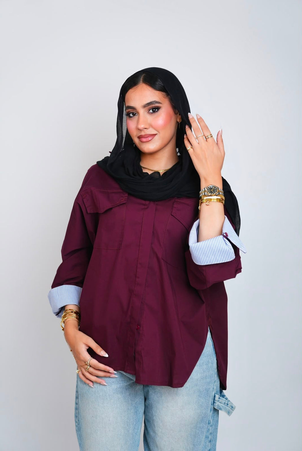 Plain Chemise – Dark Purple