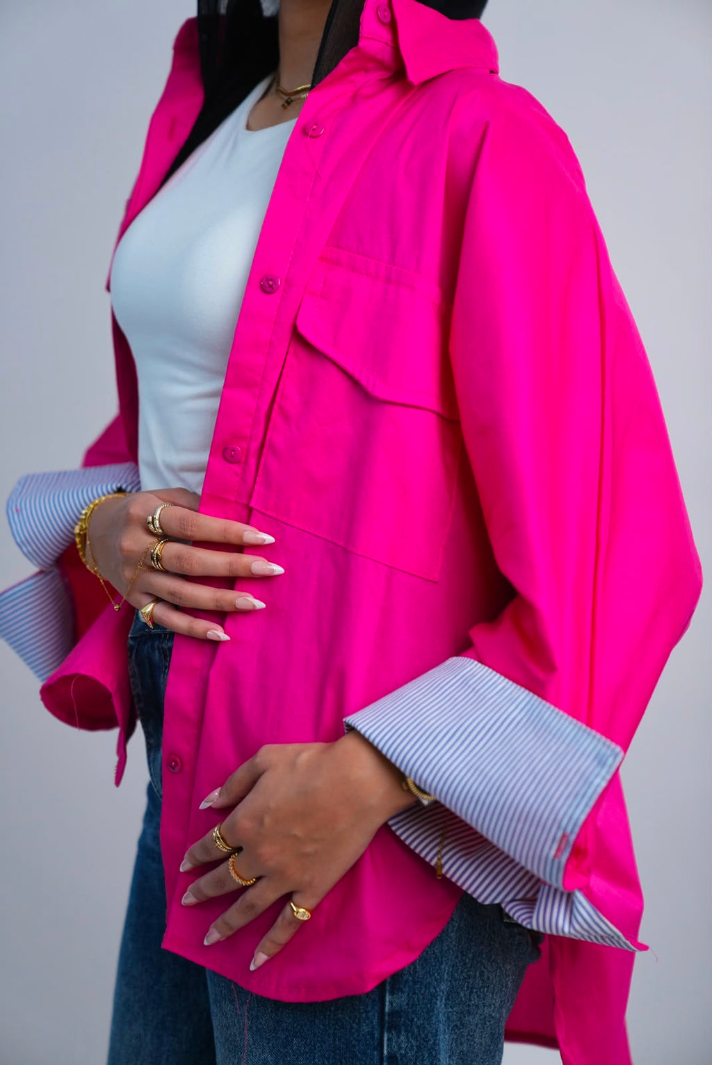 Plain Chemise – Fuchsia