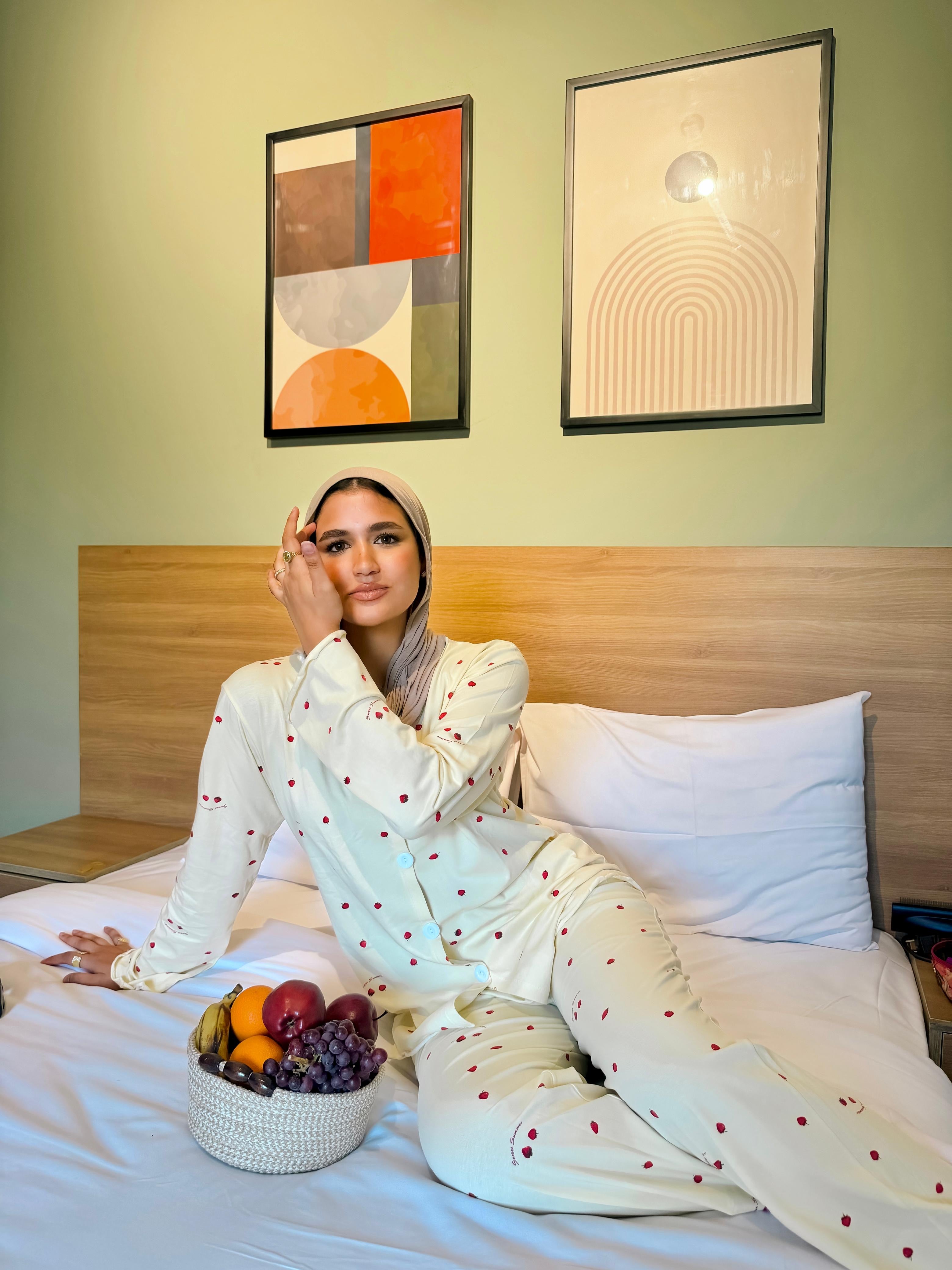Yellow Long Sleeve Pajama Set