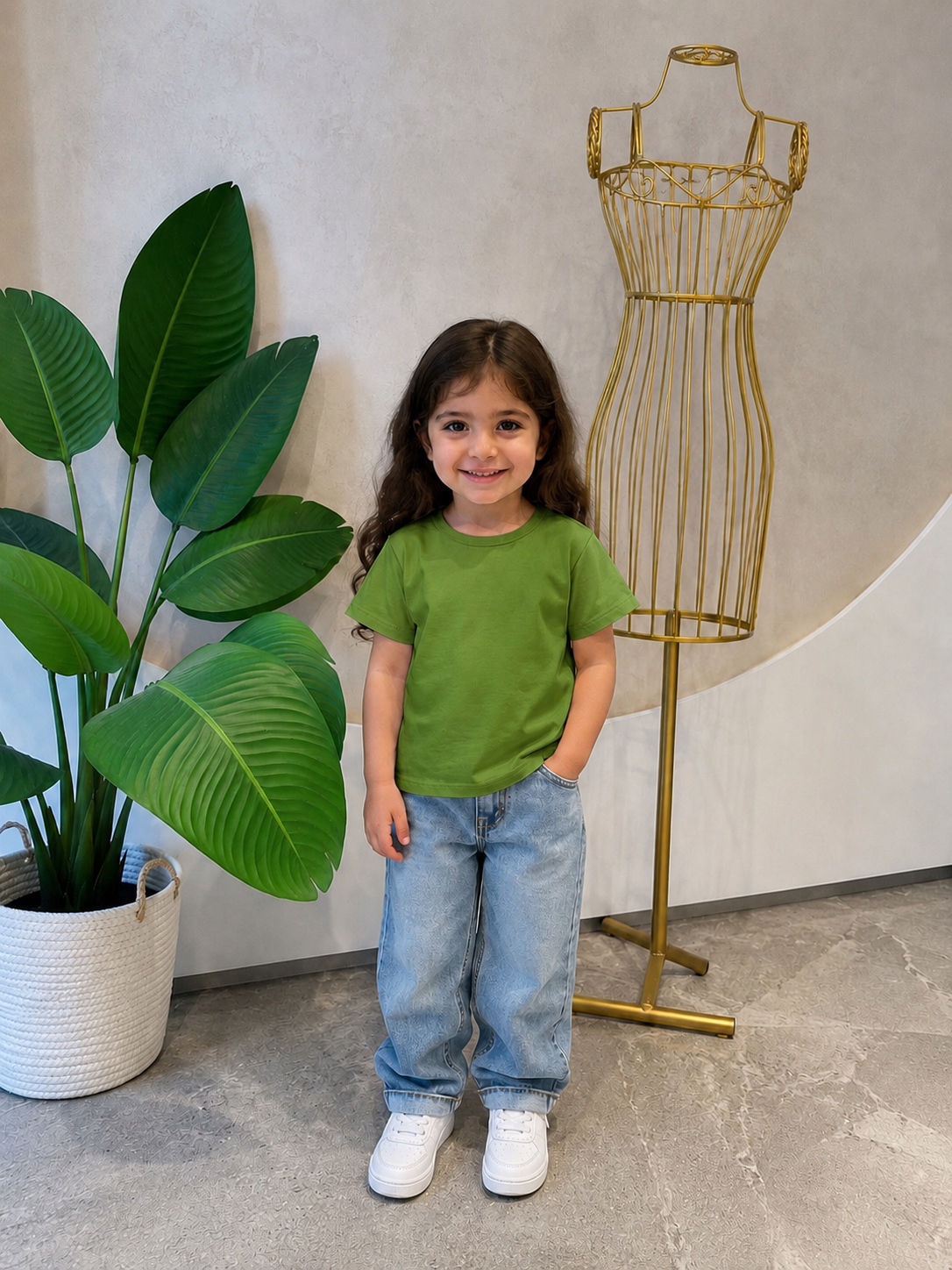 Kids Basic Tee - Pistachio