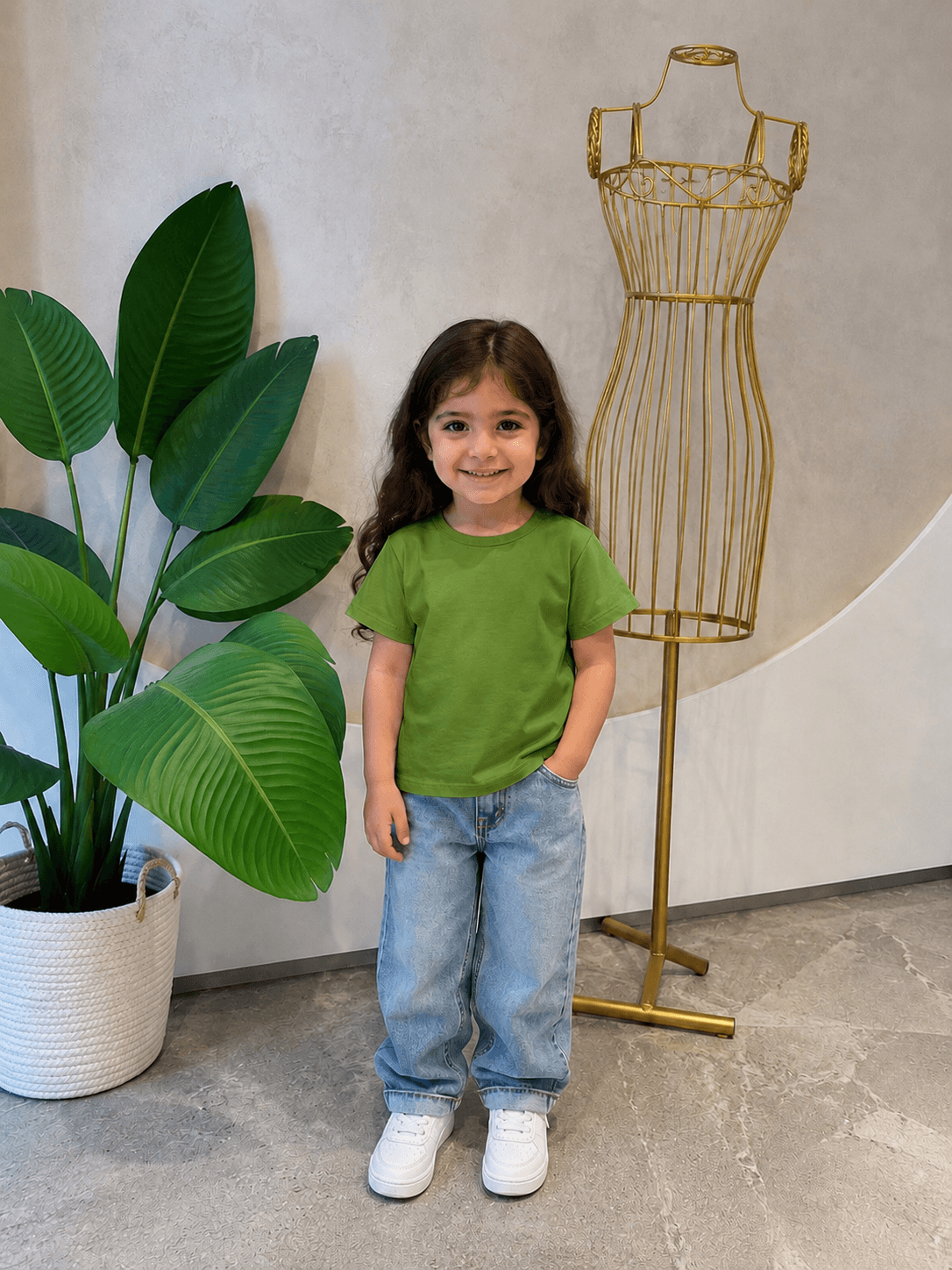 Kids Basic Tee - Pistachio