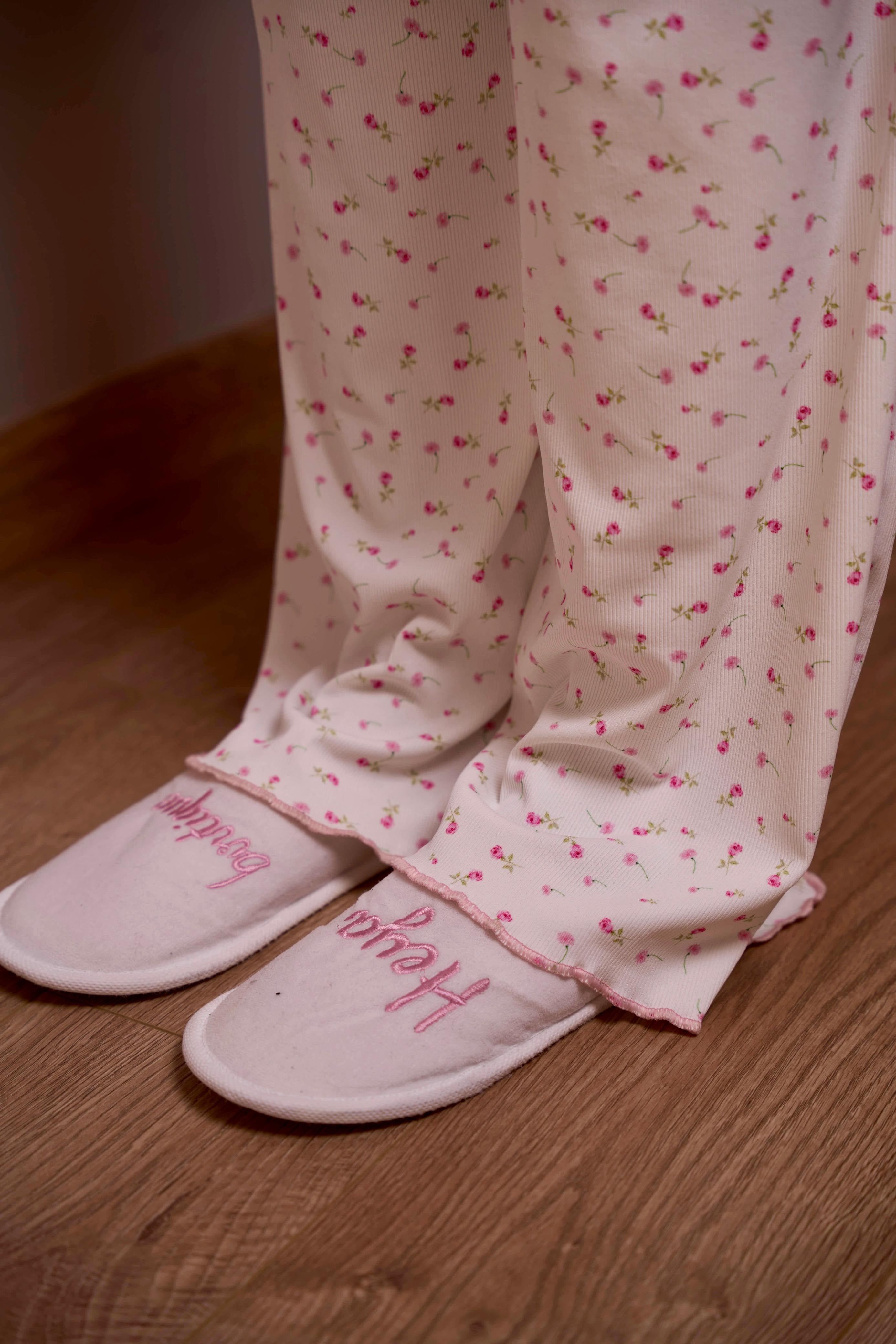 Pink Bow Pajama Set