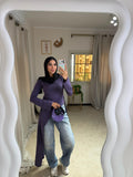 Purple Belt Blouse