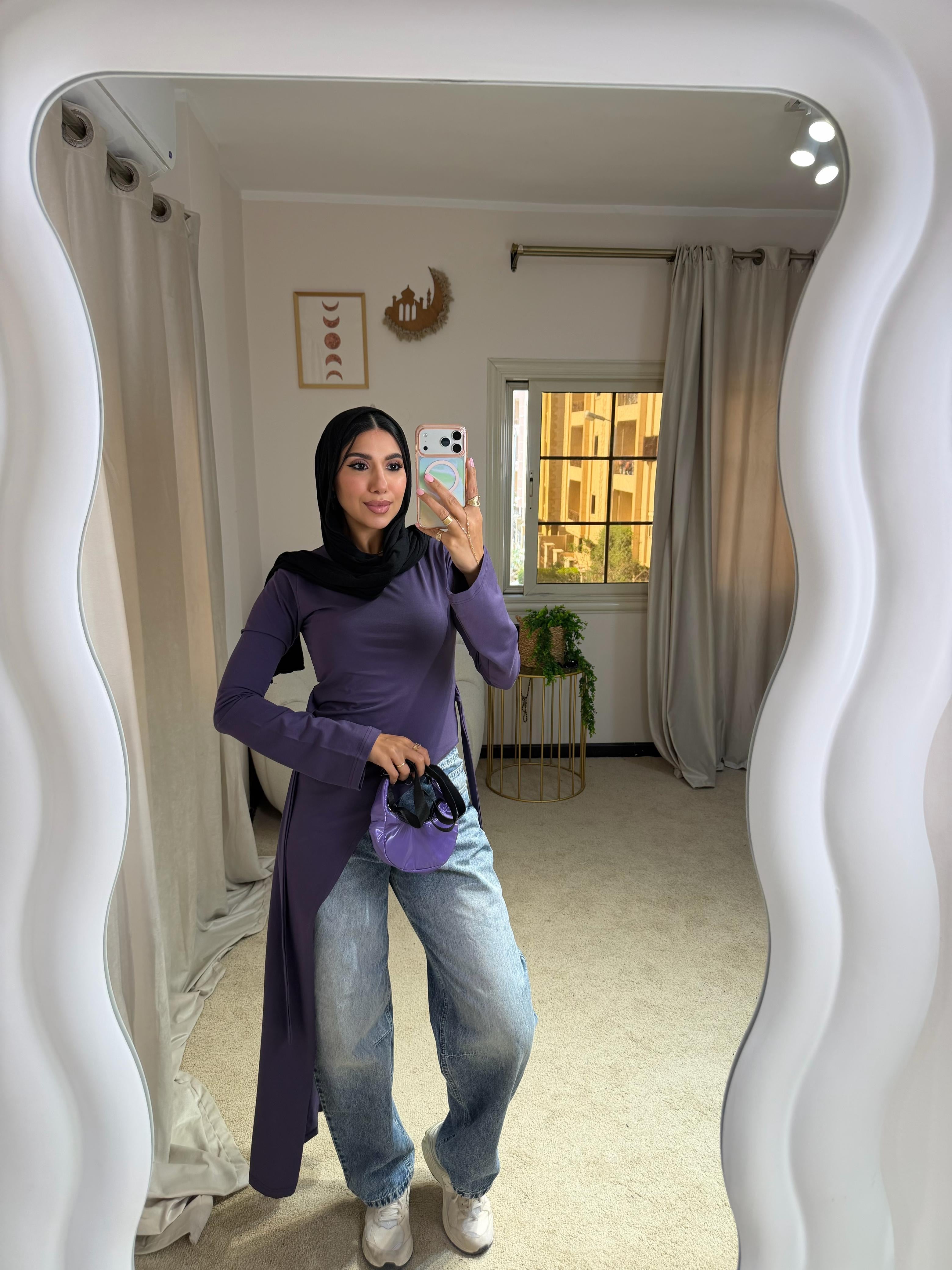 Purple Belt Blouse