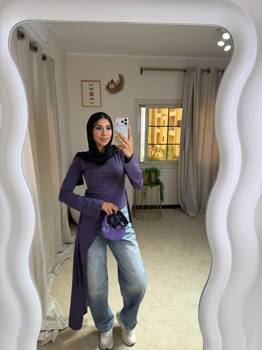 Purple Belt Blouse