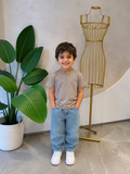 Kids Basic Tee - Cafe