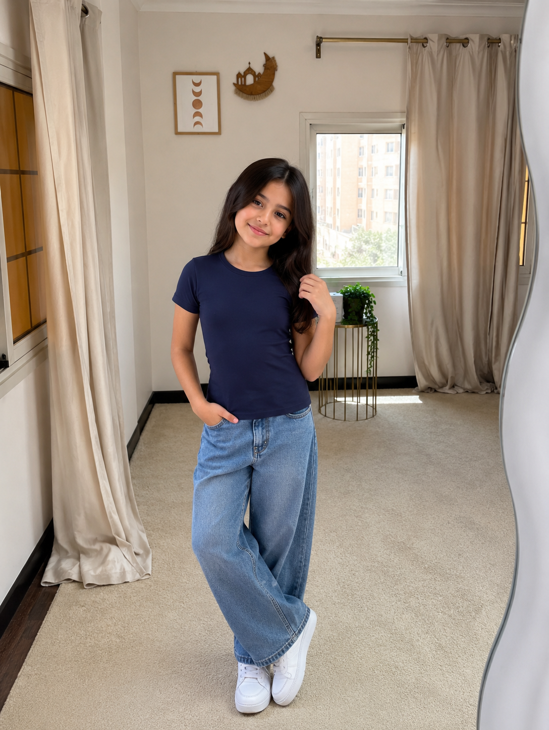 Kids Basic Tee - Navy