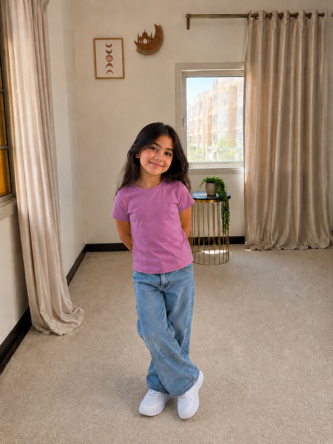 Kids Basic Tee - Light Mauve