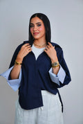 Plain Chemise – Navy