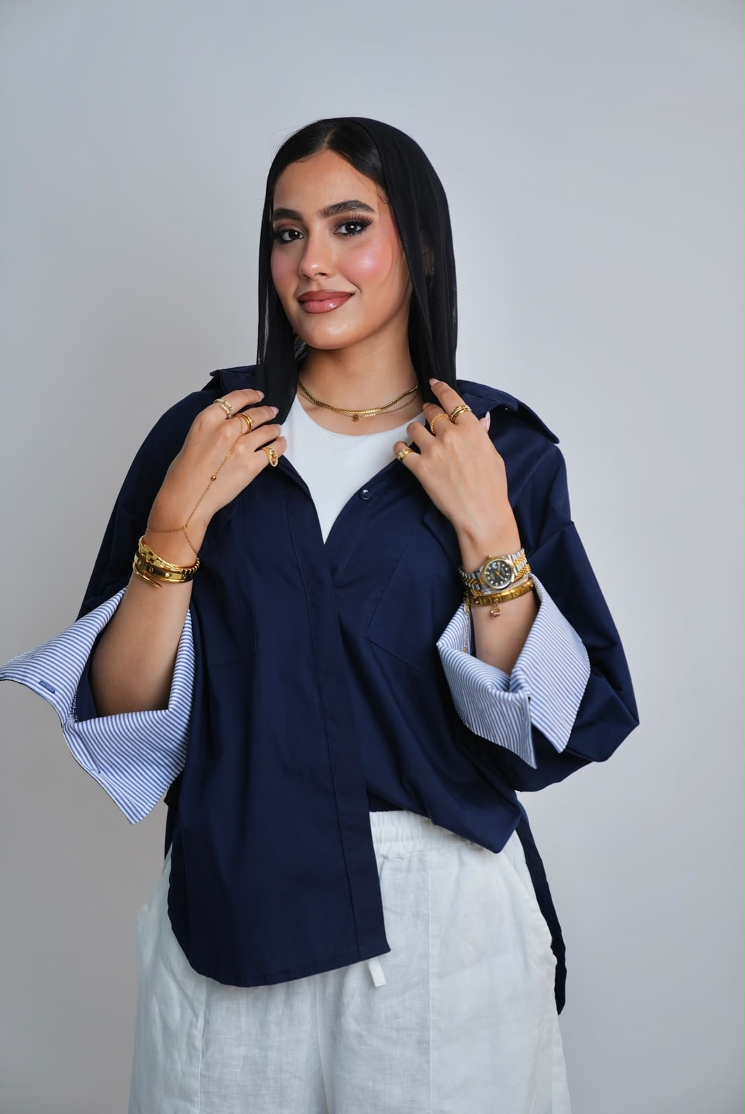 Plain Chemise – Navy