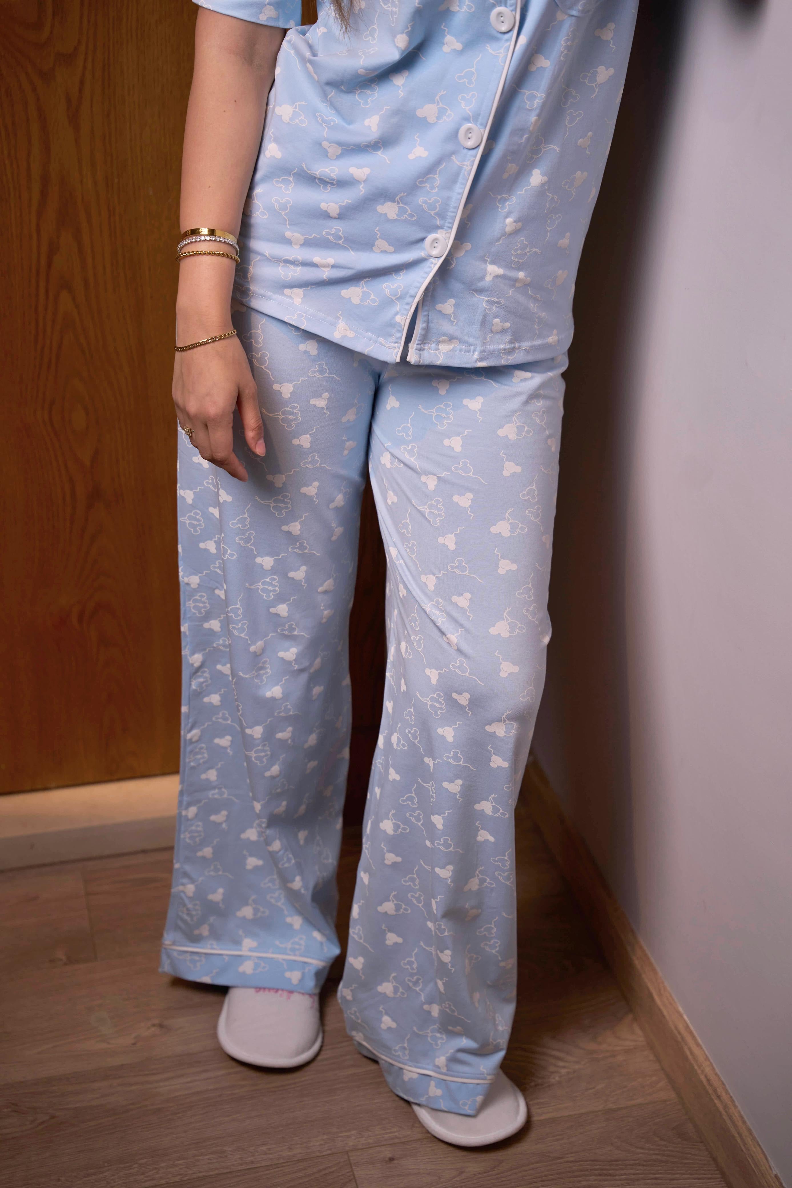 Baby Blue Balloons Pajama Set