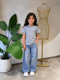 Kids Basic Tee - Silver