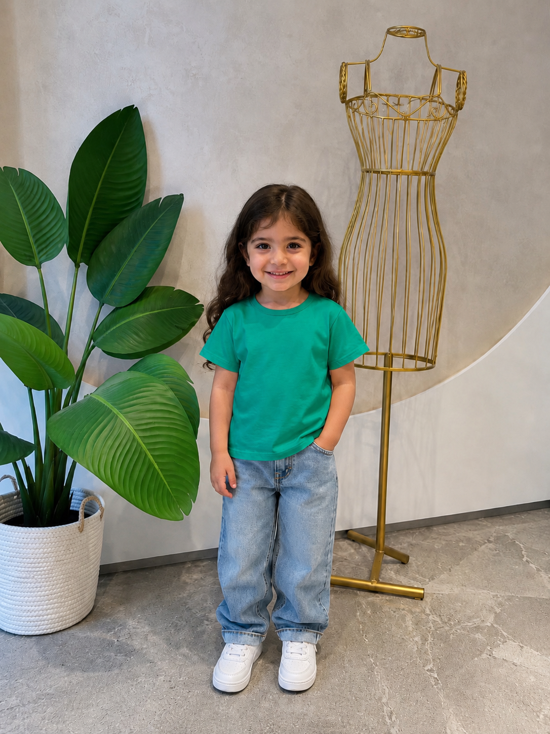 Kids Basic Tee - Green