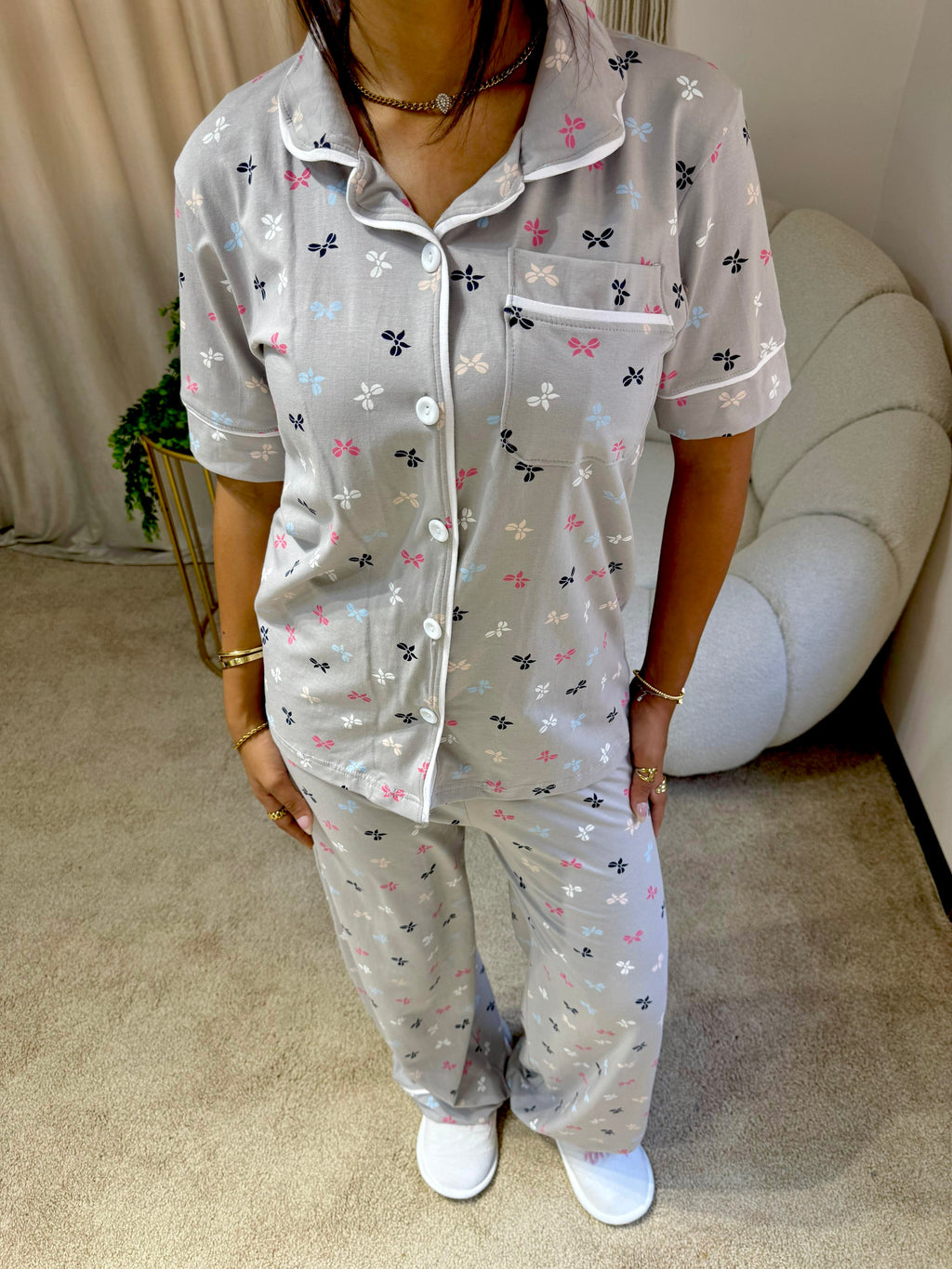 Grey Pajama Set