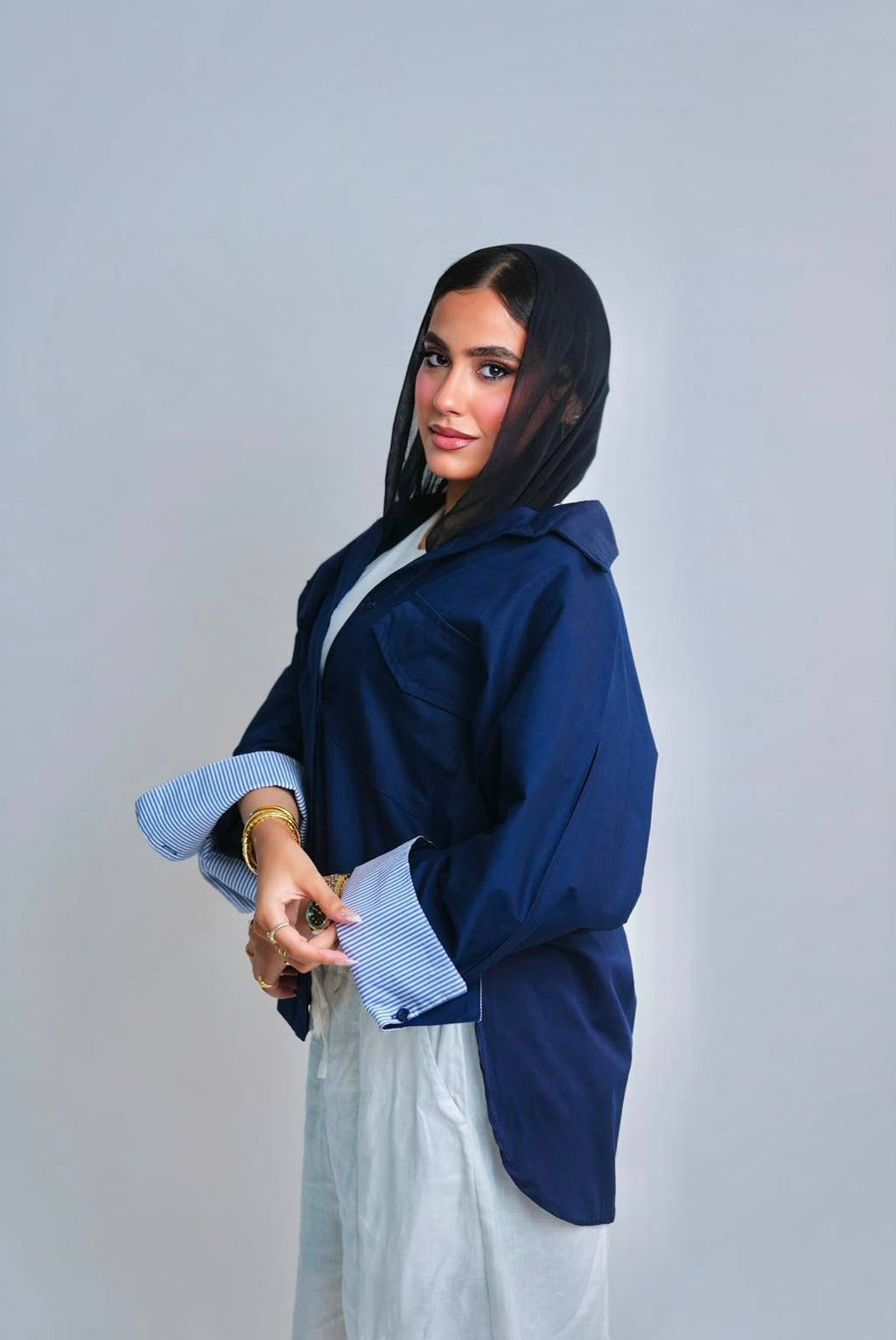 Plain Chemise – Navy