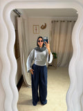 Linen Pants - Navy