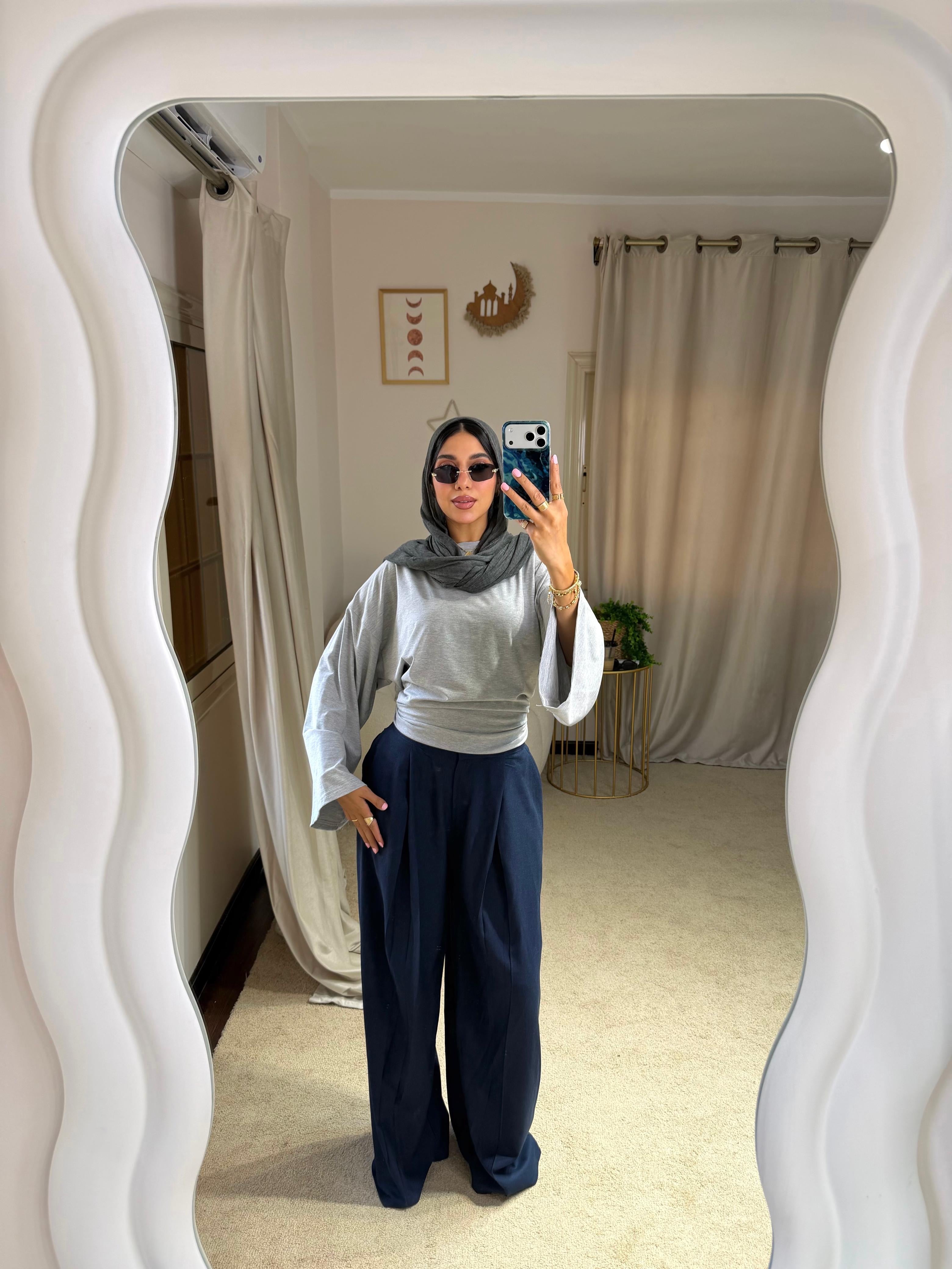 Linen Pants - Navy