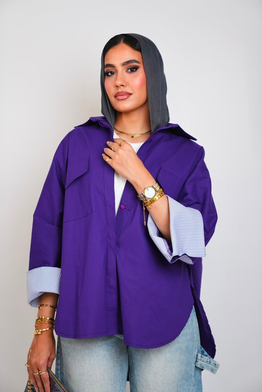 Plain Chemise – Purple