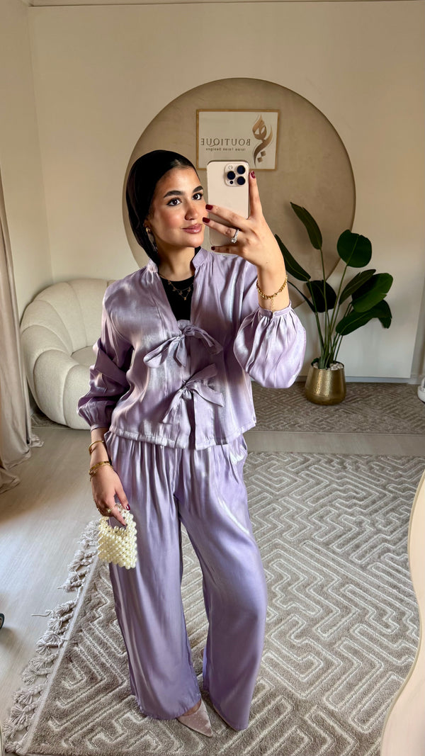 Shimmer Suit Lavender