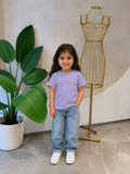 Kids Basic Tee - Light Lavender