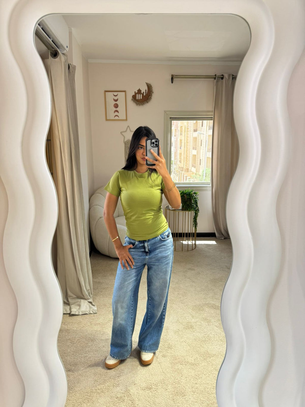 Half-Sleeve Top Pistachio