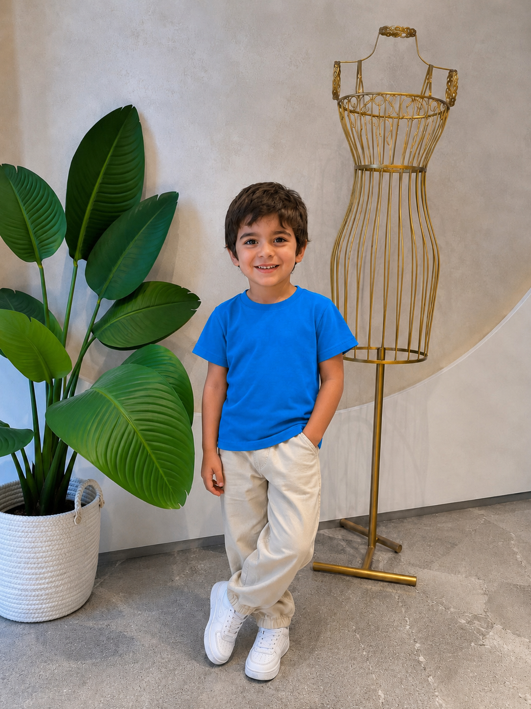 Kids Basic Tee - Turquoise