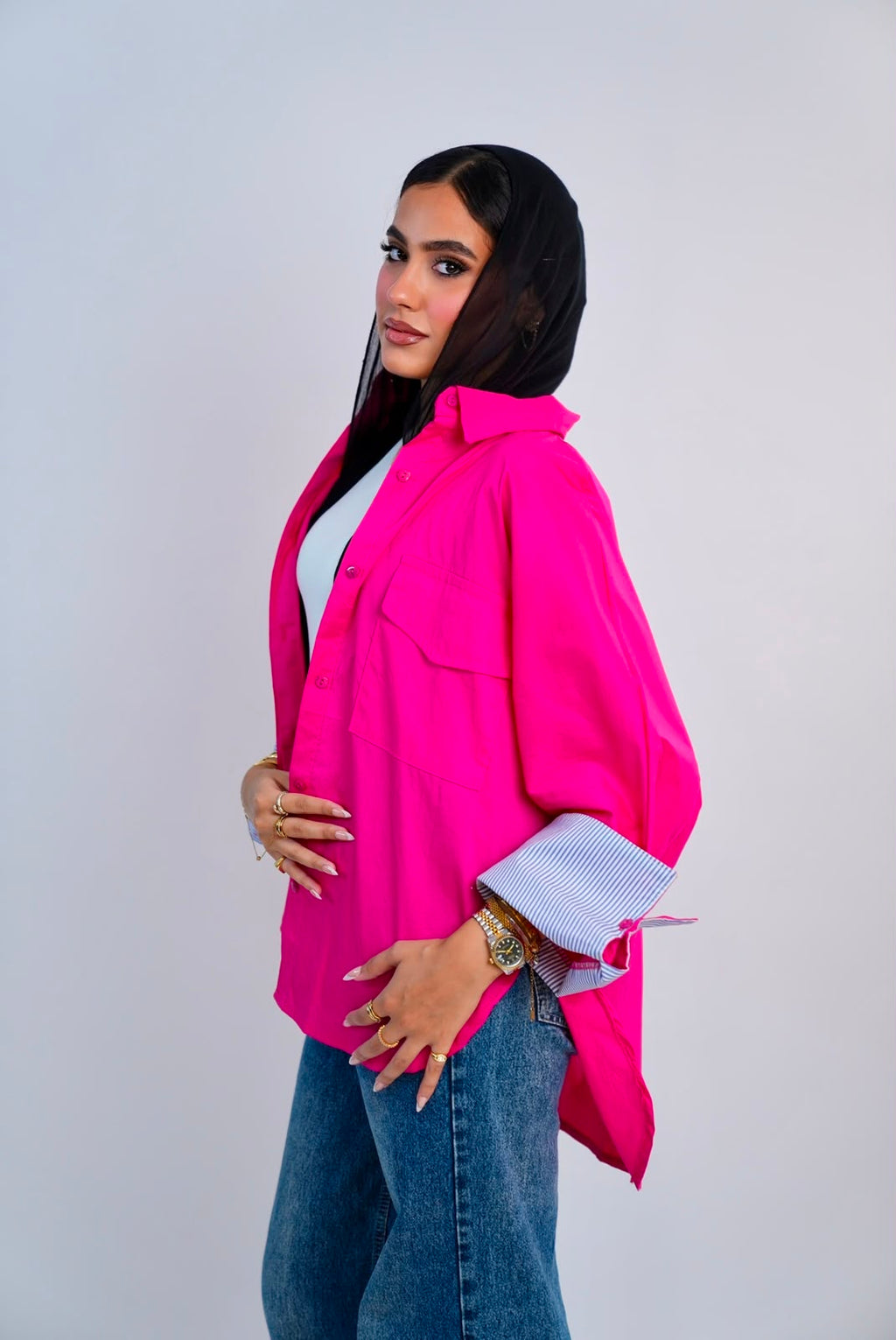 Plain Chemise – Fuchsia