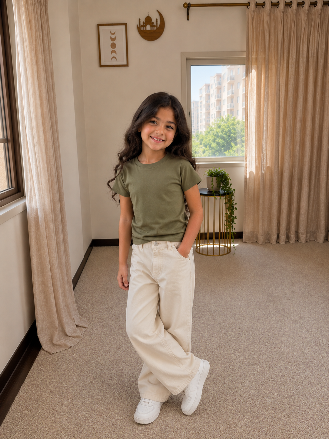 Kids Basic Tee - Matcha