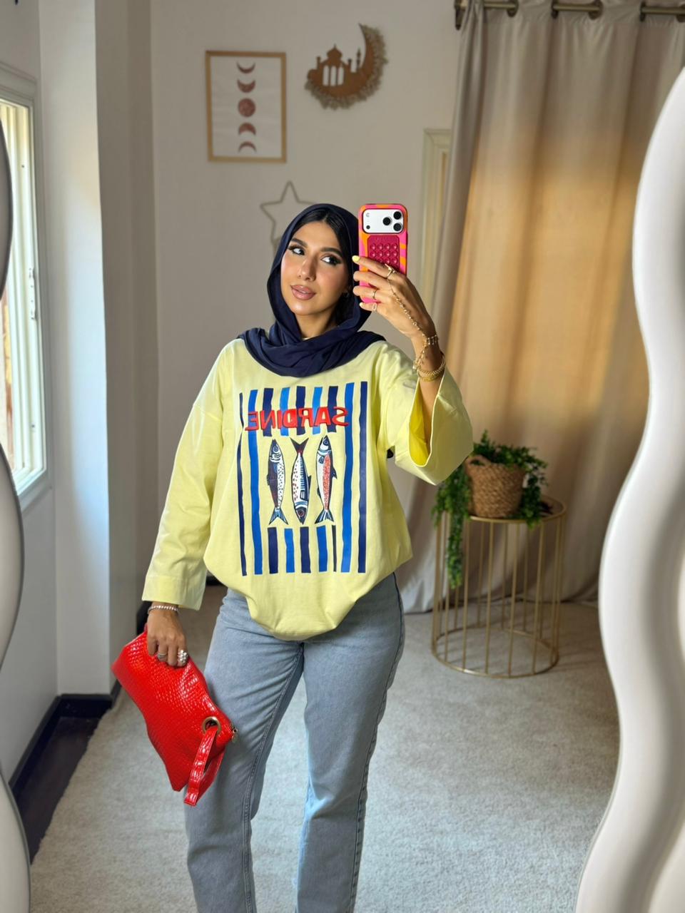 Printed T-Shirt – Butter Yellow