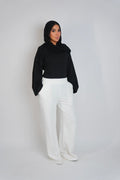Summer Wide Leg Pants Off-white