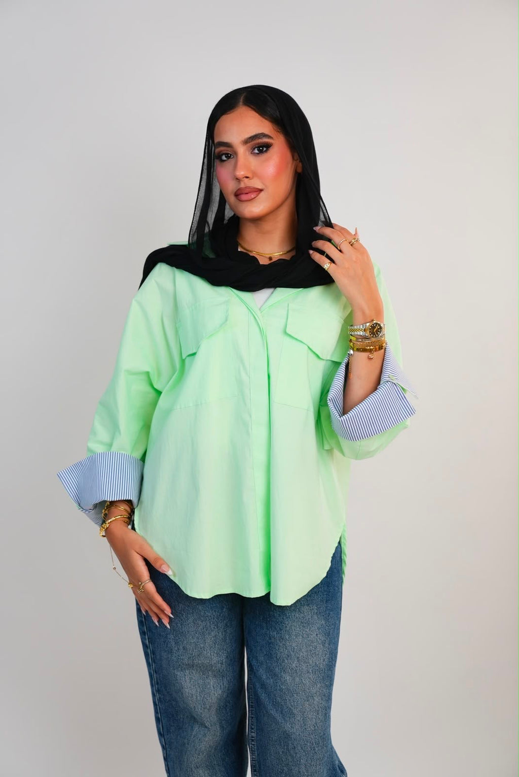 Plain Chemise – Apple Green