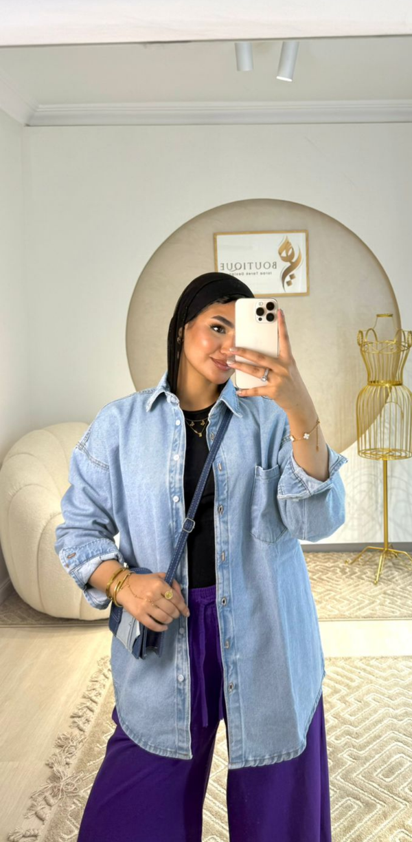 Blue Denim Chemise