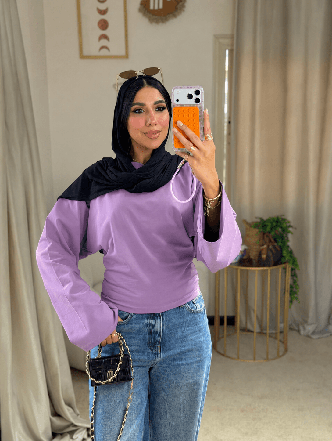 Lavender Fitted T-shirt