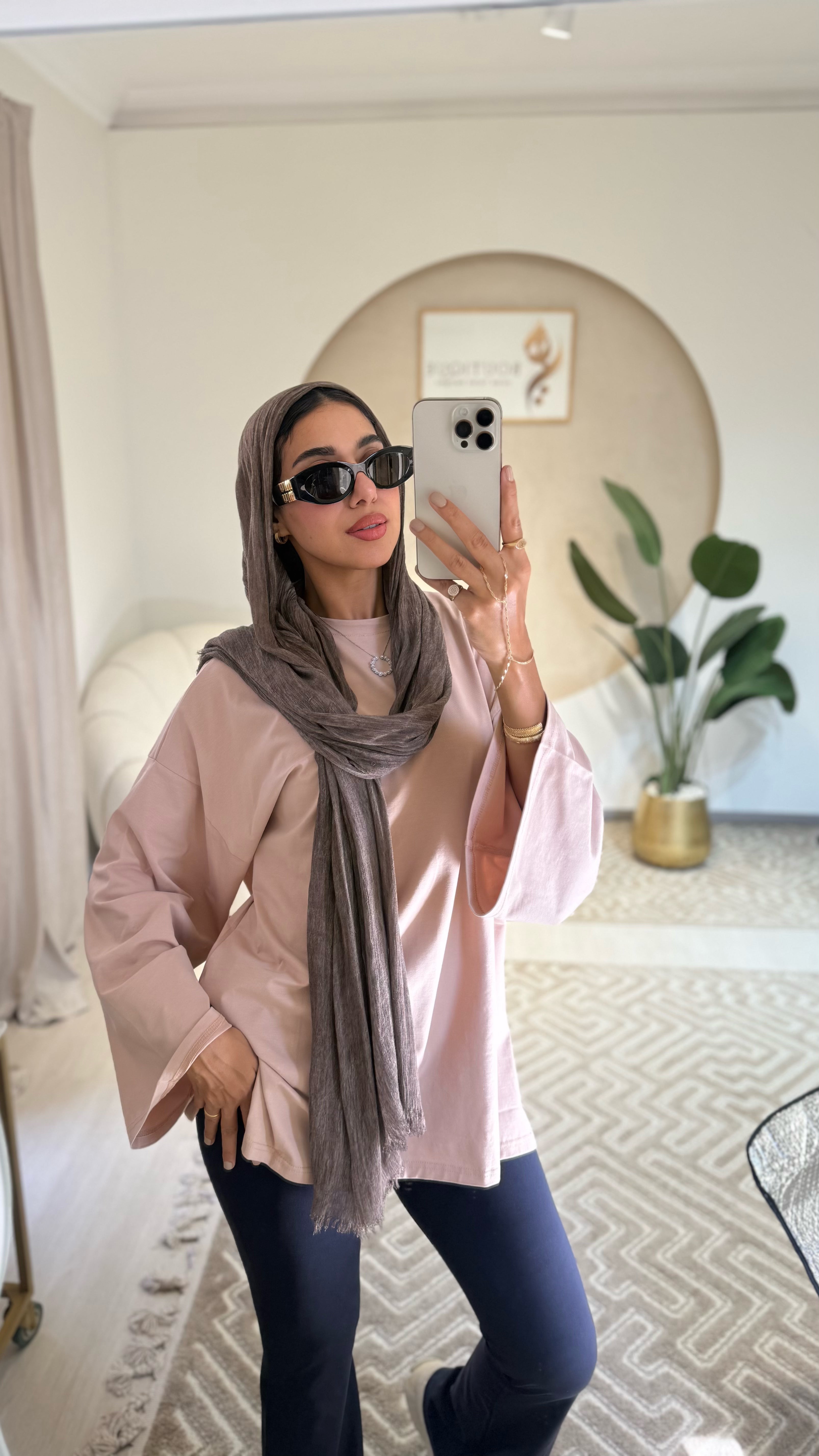 T-shirt Beige Cashmere