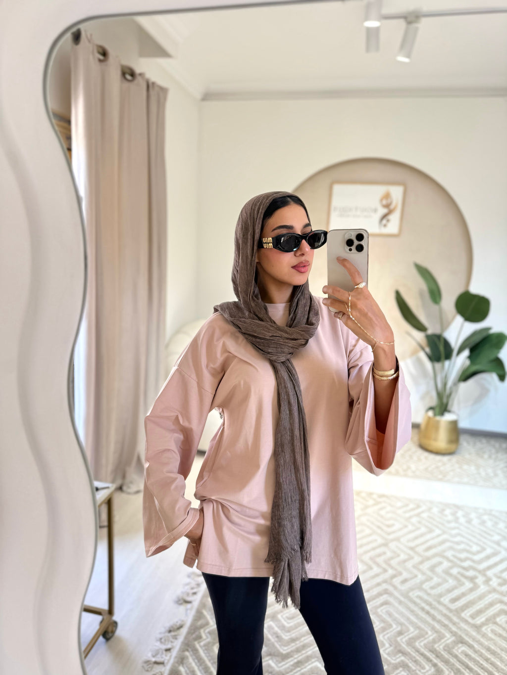 T-shirt Beige Cashmere