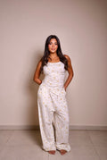 Wrap Pajama Set - White