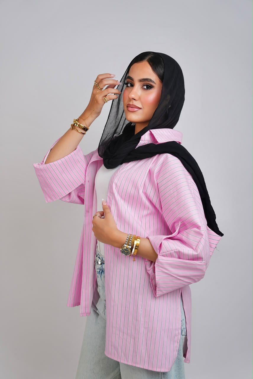 Striped Chemise - Pink